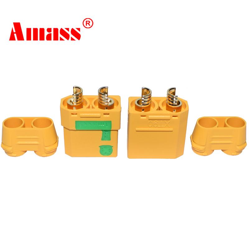 Amass XT90S Connector xt90s anti spark XT90S XT90-S Male Female Motor Adapter for Battery ESC and Charger Lead for RC Car Truck