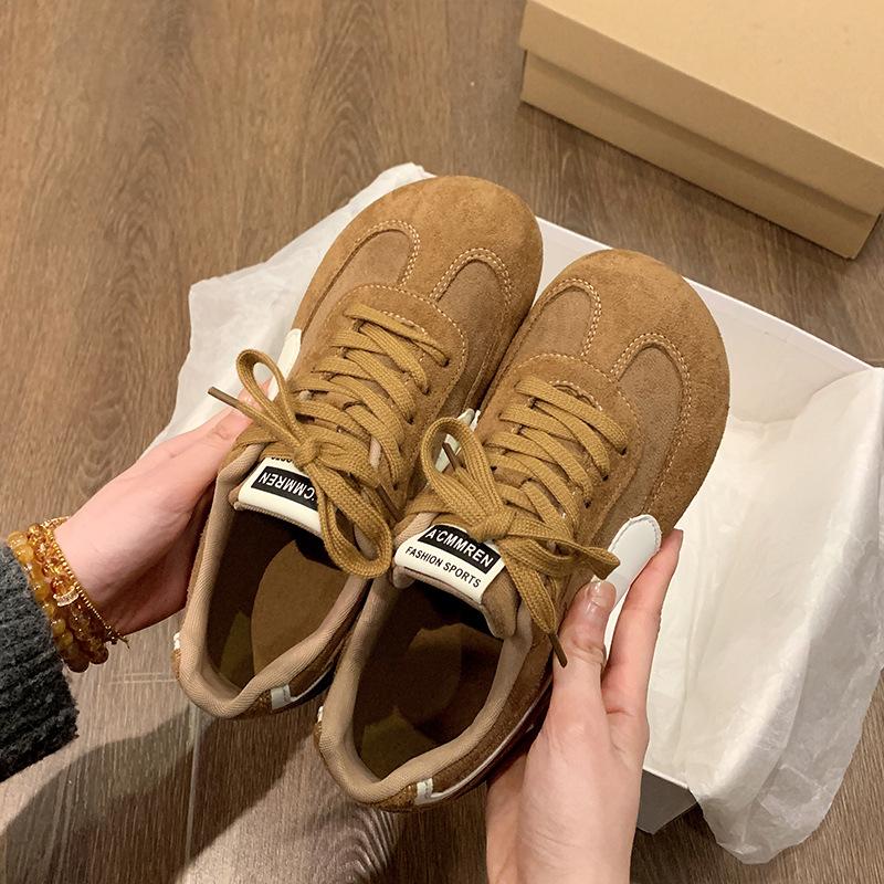 Retro Flat-soled Forrest Gump Shoes Women's 2025 Spring New Fashion Versatile American German Training Shoes Casual Sports Board Shoes