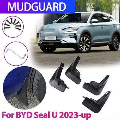 Auto-Schmutzfänger, Spritzschutz, weiches TPE, für BYD Song Plus Champion Edition Seal U EV DMI 2023 2024