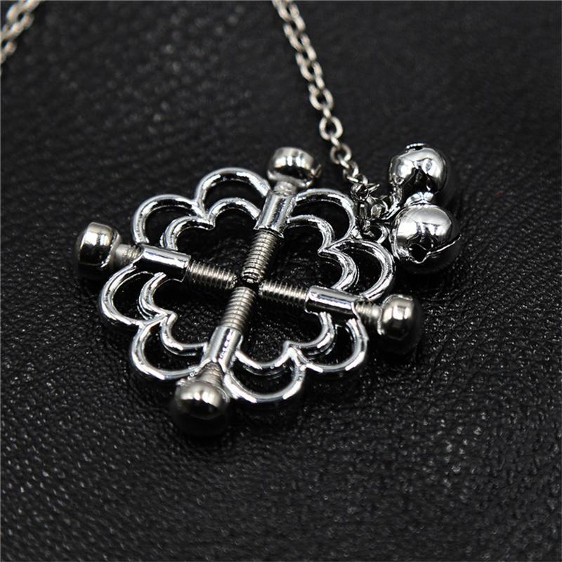 Metal Breast Clamps Nipples Clips With Small Bells Chain Bondage Slave Sex Toys For Women Couples Flirting Adult Game Products
