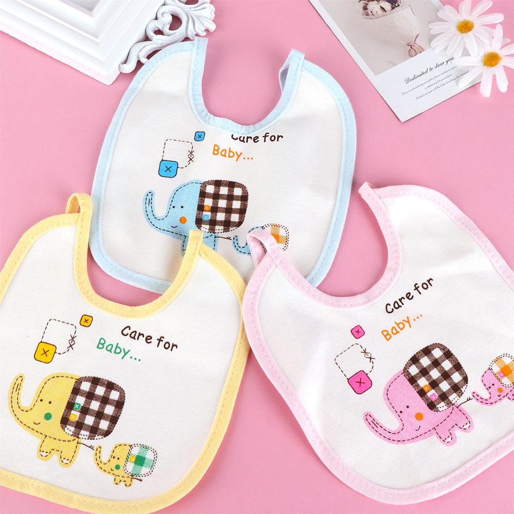 

Хлопковые детские нагрудники с принтом слона для мальчиков, тканевое полотенце, подарок