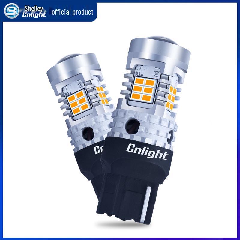 

Shelite Super Bright Turn Signal & Auxiliary Light T10/T20, 1156. T10 White Light [Single Piece]