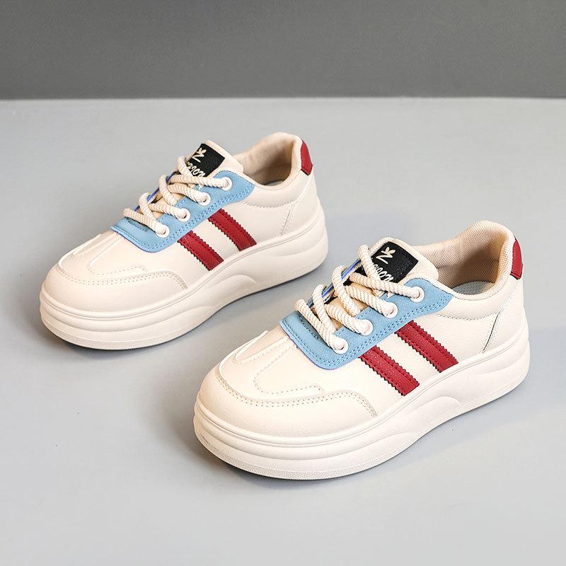 

[Customized] YB7312 new 2025 summer and autumn board shoes heightened thick-soled breathable casual splicing board shoes Korean version tide 40