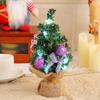 Mini Desktop Christmas Tree Seasonal Decor With LED Light Miniature Table Christmas Tree For Office Home Store Dormitory Bedroom