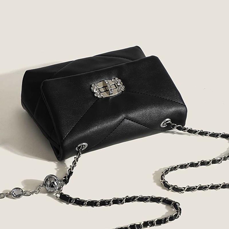 Small Bag Women'S High-End Texture Niche Light Luxury Transfer Bead Chain Bag Portable Messenger Is Popular Today