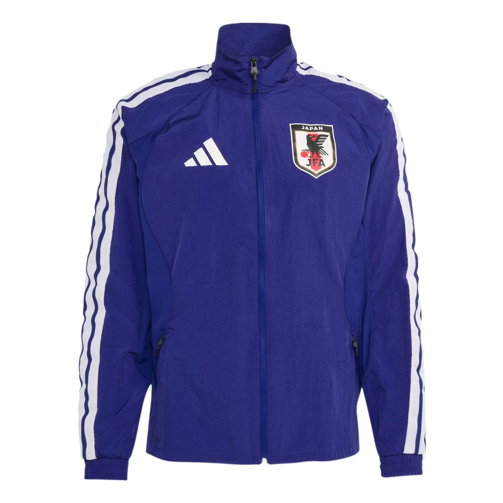 adidas Japan 2026 Anthem Jacket Asia Sizing Japan Blue Men s KA1518 L
