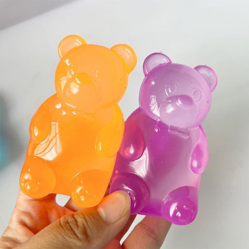 Bear Squishy Ball, Ultra Soft Decompression Toy for Stress Relief Mood Venting
