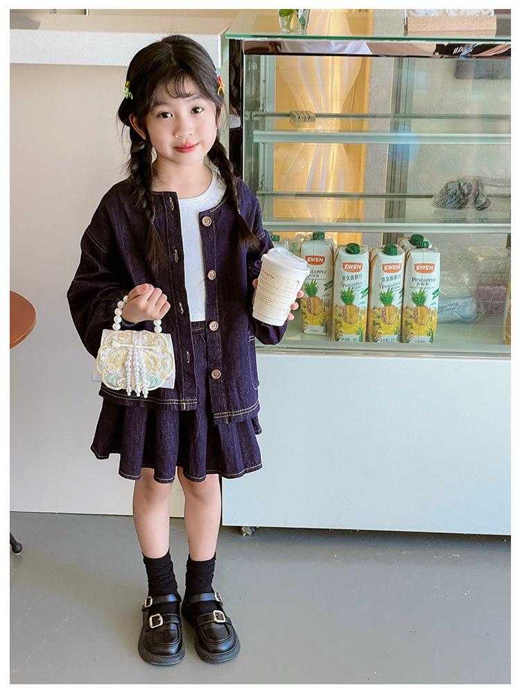 Sweet & Stylish Pearl Handbag for Girls – Cute Ancient Style Coin Purse & Crossbody Bag