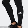 Adidas Tf Warm Lt Logo Stretch-Fit Performance Leggings Men Bottoms Black GT9518