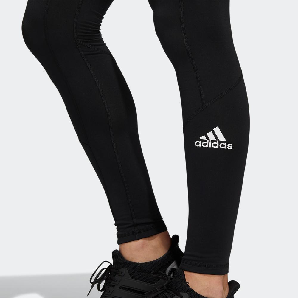 Adidas Tf Warm Lt Logo Stretch-Fit Performance Leggings Men Bottoms Black GT9518