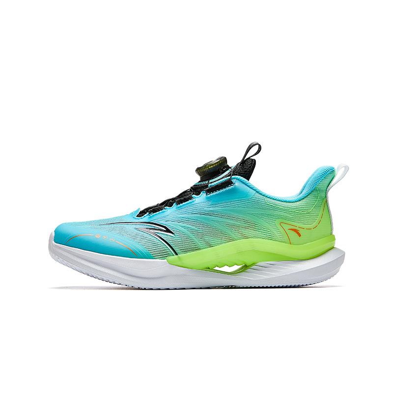 Anta Kids Wind Rider 1.0 Fabric Trendy Color Block Comfortable Versatile Knob Large Mesh Upper Sports Test Low Top Kids Running Shoes A12525567