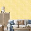 Cream and Yellow Stars Wallpaper for Living Room and Bedroom 50x1000