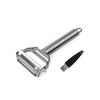 Stainless Steel Vegetable Peeler 4-in-1 Multi-Function kitchens accessories with clean brush for Potato Carrot Cucumber