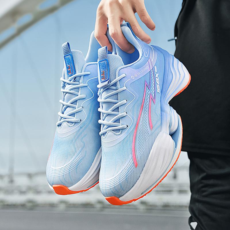 Nowe Męskie Sneakersy Komfortowe Antypoślizgowe Ultralekkie Buty do Biegania na Zewnątrz Gruba Podeszwa Odporne na Ścieranie Amortyzujące Buty Treningowe