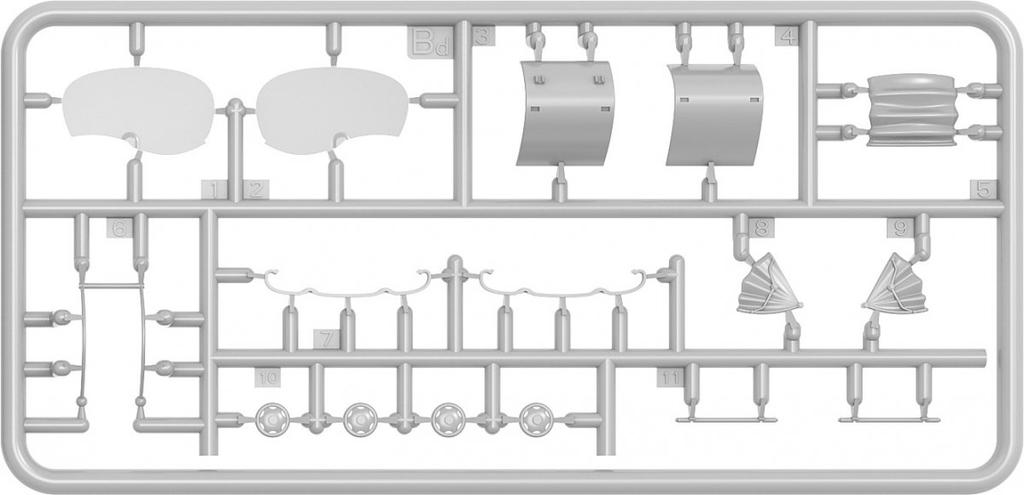 MiniArt Scale Luggage Set Plastic Model MA35582 1/35 1930s-40s