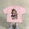 Vintage Fuck It Graphic Tee, Retro Sarcastic Girl Shirt, Dark Humor Goth Aesthetic Top, Funny Grunge Y2K Graphic Tee, Alt Clothing Gift