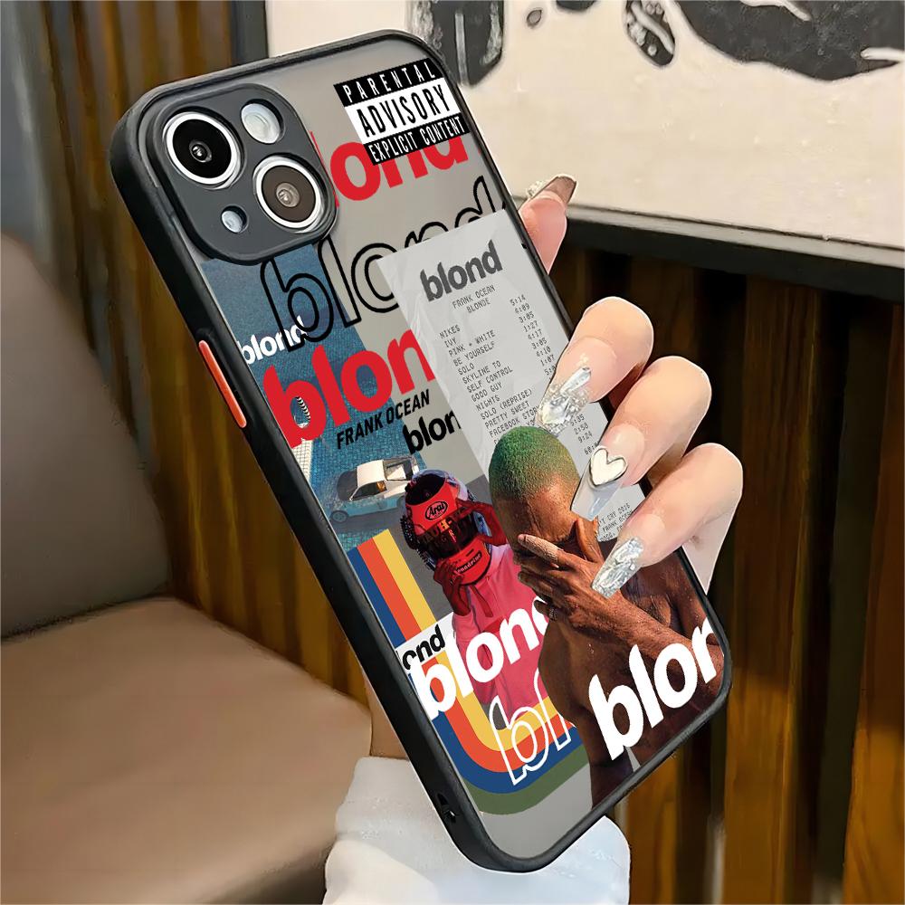 Singer Frank Blonde Oceans Hot Phone Case For iPhone 16e 16 15 14 13 12 11 Mini Pro Max XR XSMax 7 8 6 6s Plus Matte Clear Back
