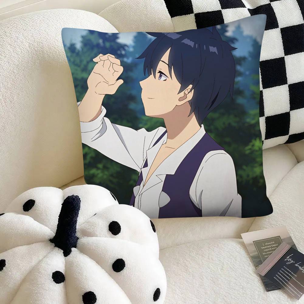 Anime Farming Life In Another World Pillow Case Fashion Square Pillowcase Bedroom Sofa Room Ins Decoration Leisure
