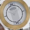 Hermes Paprika Watches PA1.220 WhiteDial Stainless Steel/leather Quartz Analog Display Women Used