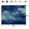 Flash Stars Blue Theme Photography Happy Birthday Party Background Color Portrait Background Color Props