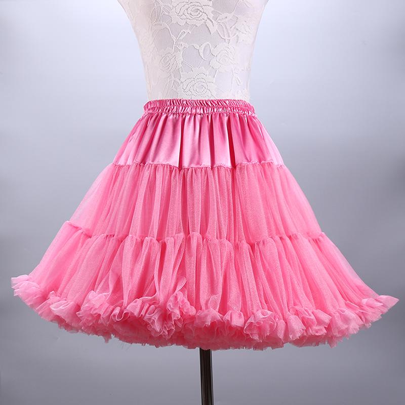 Falda Media de Malla para Adulto Cosplay Boda Enagua – Estilo Lolita