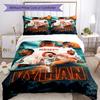 Set Biancheria da Letto Mbappe Copripiumino Traspirante con Federe Biancheria da Letto Decorativa per Camera da Letto Decorazione Casa Regalo di Compleanno