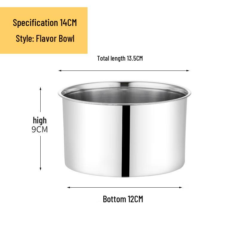 WATU Thickened Stainless Steel Seasoning Jar with Lid