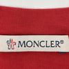 Moncler Red Cotton Logo T-shirt Tops S RedUsed