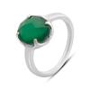 Silver Ring with Natural Agate 4.218ct, Item Weight 3.12 G (2173564)