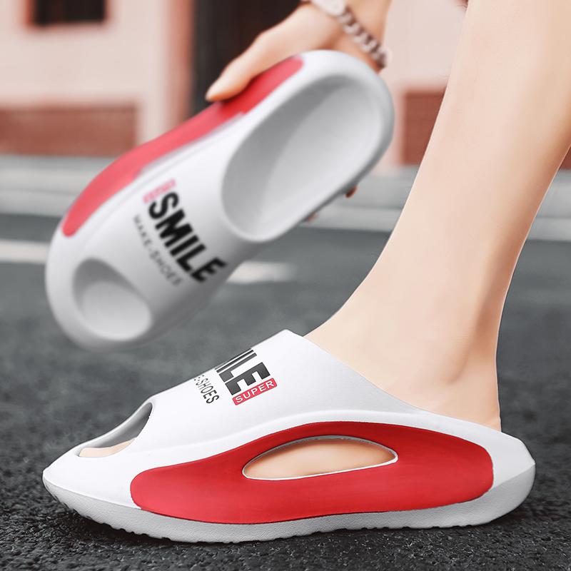 Sandals Couples Home Slippers Letters Printed Non Slip Sandals Shoes for Women Beach EVA Slipper Men