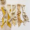 Multifunctional Floral Printed Hair Band Headwear Scarves 6.5cm*90cm
