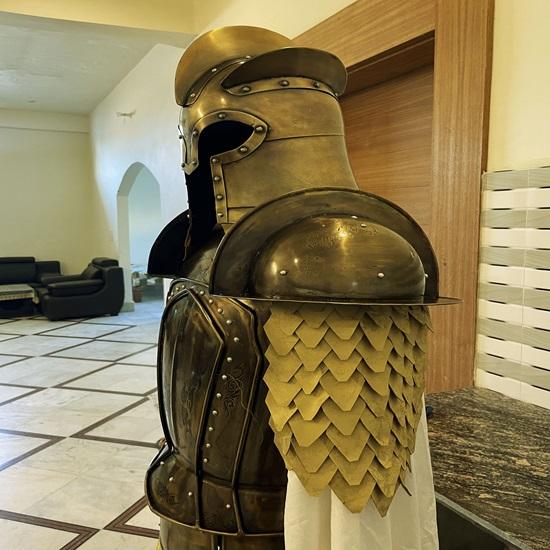 Μάχη 15ου Αιώνα LARP Βασιλικοί Φρουροί Στολή Μισής Πανοπλίας Ιππότη Μισή Στολή Βασιλοκτόνος Πανοπλία Jaime Lannister Αποκριάτικη Στολή