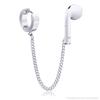 Stylish Wireless Earphones Titanium Steel Protective Chain Earrings for AirPods