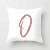 New Pink Geometric Letter Pillowcase Home Decorative Cushion Cover
