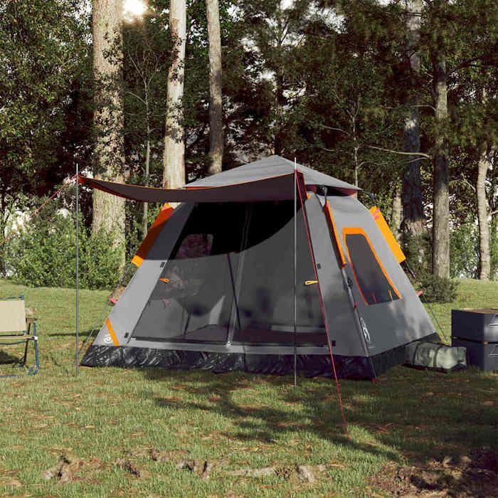 VidaXL Tente de camping à dôme 5 personnes libération rapide, tente, abri de camping, abri de jardin, tente de jardin, abri 4004148