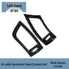 Stainless Steel Dashboard Air Outlet Frame for Toyota Alphard Vellfire 2015-2022, 30 Series