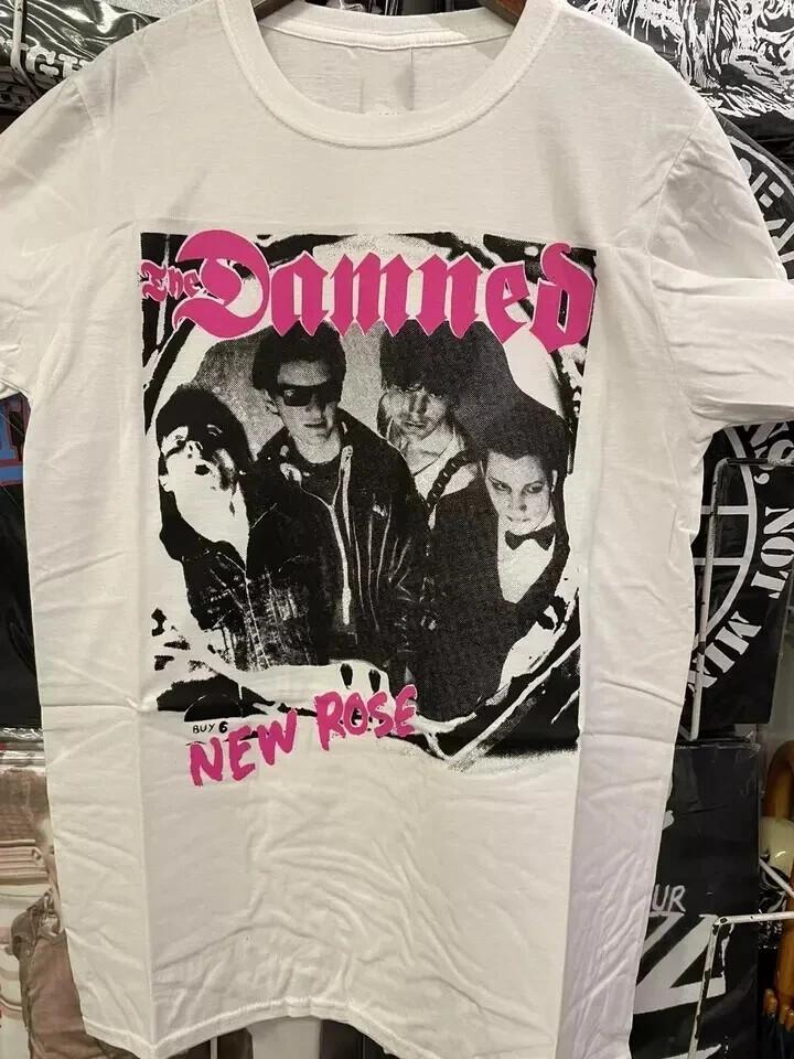 The Damned New Rose Short Sleeve T Shirt Full Size S-4XL Unisex T-Shirt XXXXL