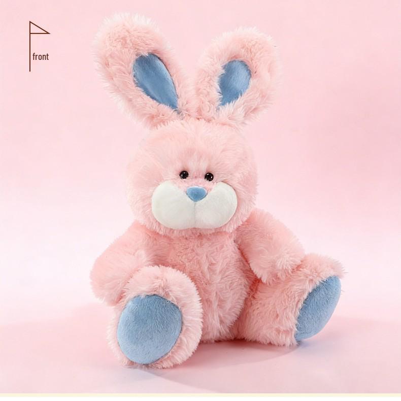 Adorable Pudding Rabbit Plush Toy - White Rabbit Comfort Doll & Sleep Companion Gift for Girls