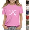 Children's Daily Casual Short-sleeved Printed Tops T-shirt