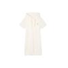 New MLB Short Sleeved Dresses Women's Cream White 3FOPB0141-43CRD