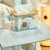 Creative Simple Transparent Paper Towel Box Drawer Paper Home Decoration Suitable for Living Room Kitchen Bathroom Etc