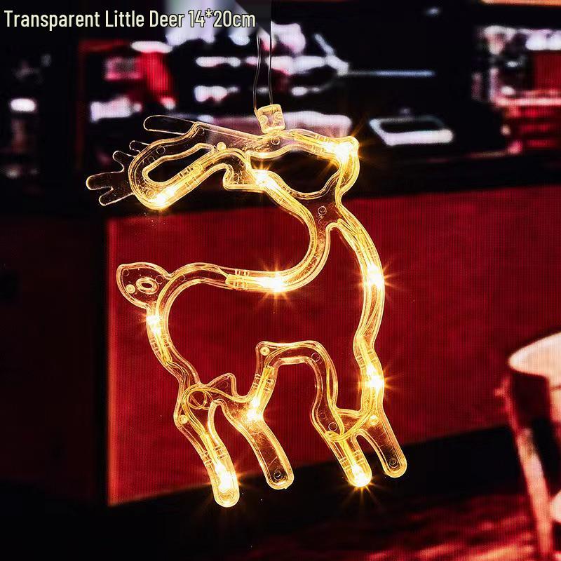 LED Christmas String Lights with Suction Cup Hooks – Indoor Decorative Colored Festival Lights for Creating a Festive Atmosphere Suction Cup Hook Dual Use