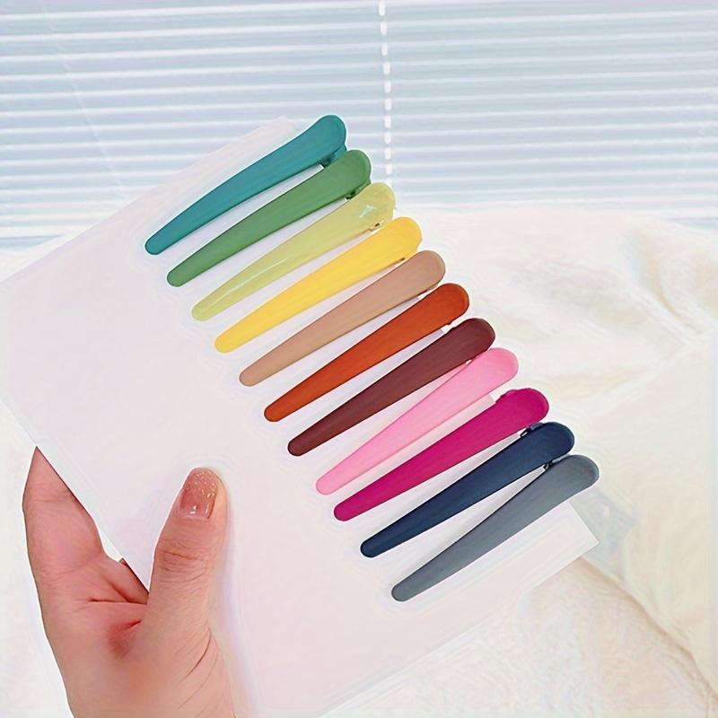 Cute Matte Duckbill Hair Clips, Simple Basic Hairpins, Sweet Women'S Hair Accessories, Casual Women'S Hair Ornaments, Hairstyling Tools, Photo Props