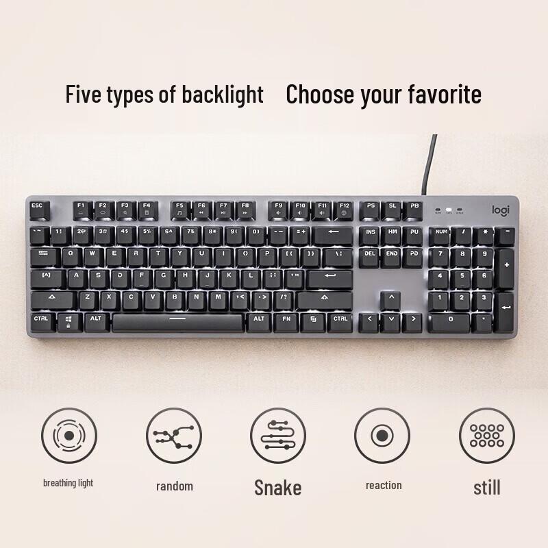 Logitech K845 Red Switch Mechanical Keyboard & G102 Mouse Combo