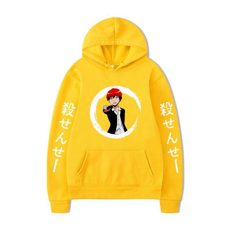 Japanese Anime Hoodies Print Fashion Sweatshirt Hip Hop Casual Unisex Autumn Winter Fleece Streetwear Tops