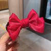 Celebrity Style Bowknot Hairpin - Elegant Hair Clip with Ball Head Design for Women