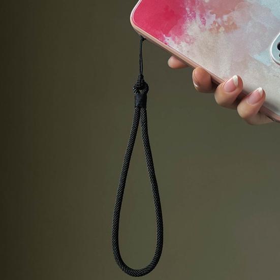Cep Telefonu Askısı Kısa Bilek İpi Rahat El Dokuması Kayıp Önleyici Telefon Askısı İşe Gidiş Seyahat Aksesuarları