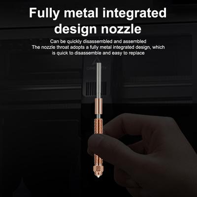 Pro Creality K2 Plus Tryska Rychlovýměnná Sada Trysek Tryska z Kalené Oceli Celokovová Vysokoprůtokový Tisk Pro 3D Tiskárny Creality