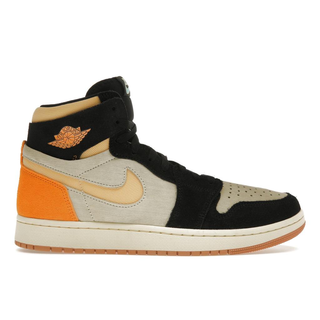 Air Jordan 1 High Zoom Comfort 2 Muslin Vivid Orange Herr Sneakers Kräm Celestial-Gold Svart DV1307-100