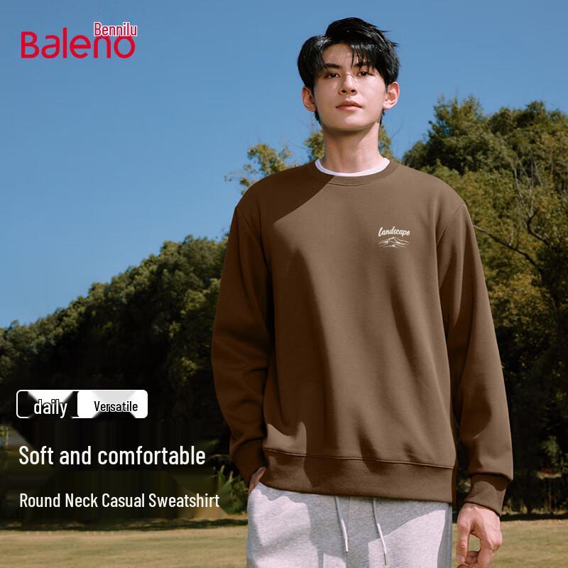 

Baleno Men s Autumn Heavyweight Loose Crewneck Sweatshirt 2XL